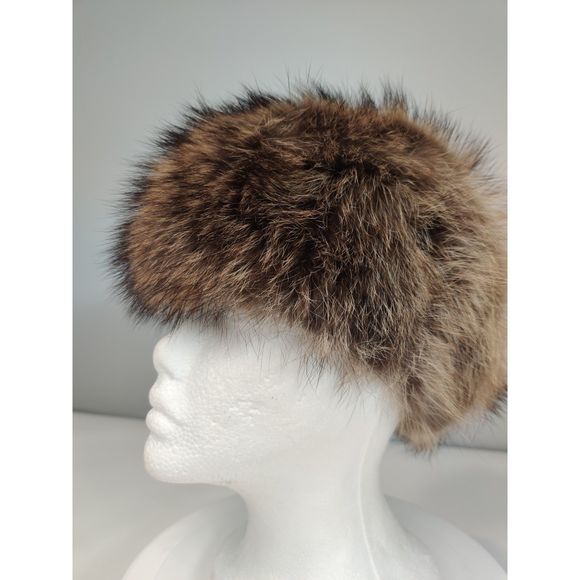 NWOT Vintage Racoon Fur Hat from Canada GR Originals main image 9